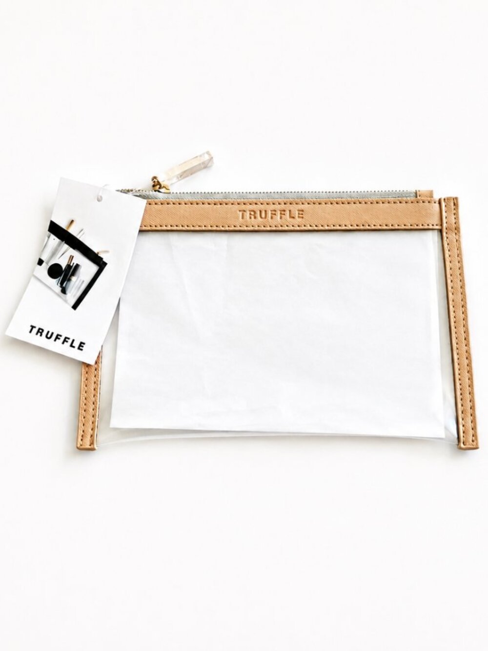 Truffle Clarity Clutch Mini in Dusty Blush - Rare/Discontinued - New in Package